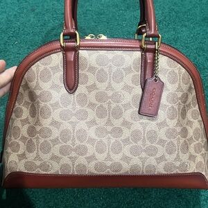 Coach Quinn Satchel Signature Canvas